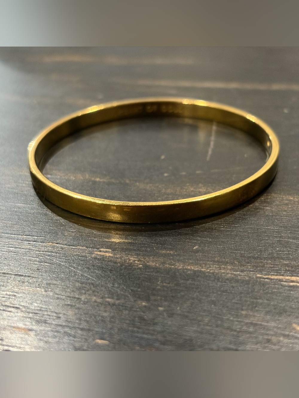 Brass Kate Spade Bangle